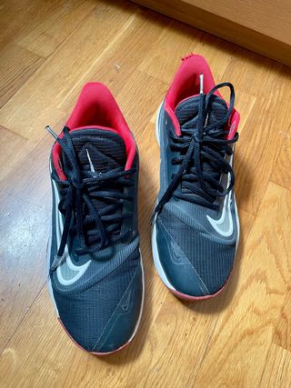 Zapatillas Nike Baloncesto Negras Rojas