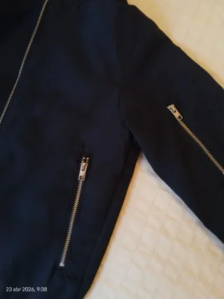 Chaqueta azul mariono, Talla 128 - Estilo Bomber