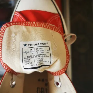 Converse All Star Rojas Talla 38