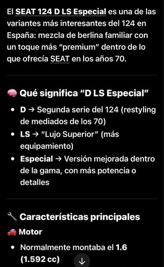 Seat 124D SL  SPECIAL 1976