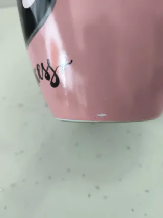 Taza grande gato princesa rosa