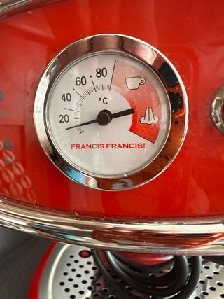 Cafetera Francis Francis Roja