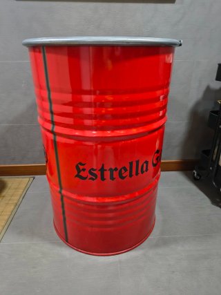 Barril Estrella Galicia Rojo Metal