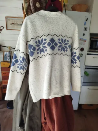 Chaqueta cuello pico talla XL