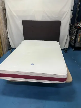 Base tapizada + Colchón 135x190