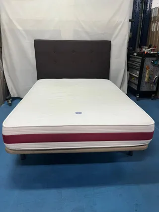 Base tapizada + Colchón 135x190