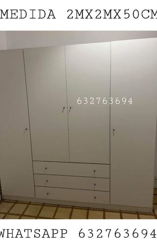 Armario de madera 2mx2mx50cm