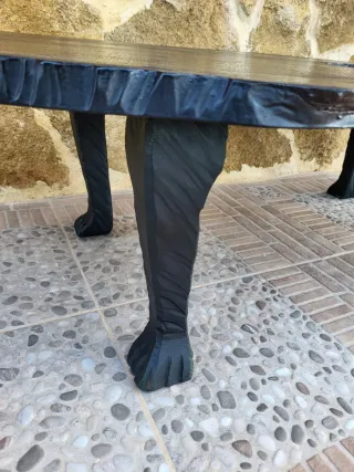 Mesa de centro rodaja tronco