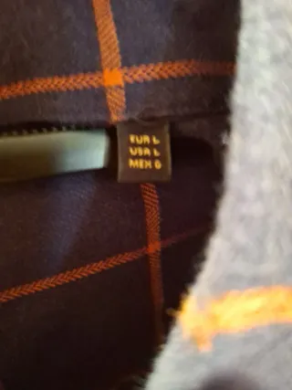 Camisa franela cuadros Massimo Dutti