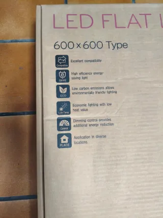Panel LED LG 600x600