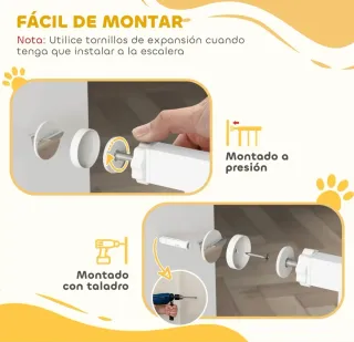 Barrera de seguridad para escaleras