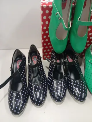 Zapatos de Flamenco Pasos de Baile
