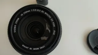 Objetivo Sigma 18-250mm, para Canon APSC .