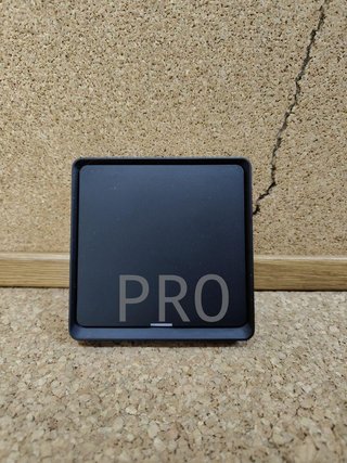 Interruttore intelligente Zigbee - Marmitek Push LE BLK - Compatibile con Home Assistant - MQTT - Pulsante Zigbee 3.0 - Interruttore WiFi da parete intelligente - Interruttori per accendere le luci Tuya - Nero