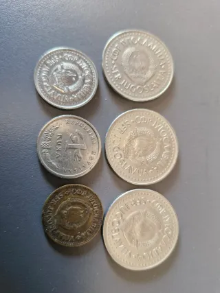6 Monete Ex Jugoslavia