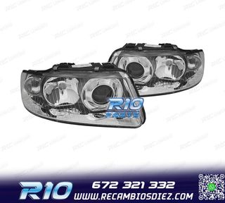 FAROS AUDI A3 8L 00-03 CROMADOS H7