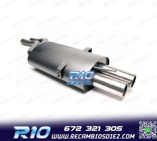 SILENCIOSO ESCAPE BMW SERIE 3 E46 2000- x2 BIS