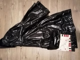 Impermeabile Isola Marras nero lucido