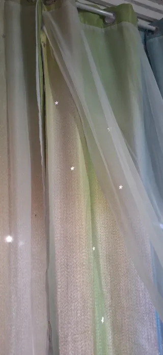 Cortinas 2 en 1 Poliéster