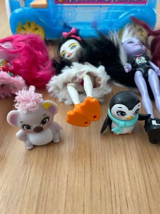 Lote Muñecas Monster High + Heladería