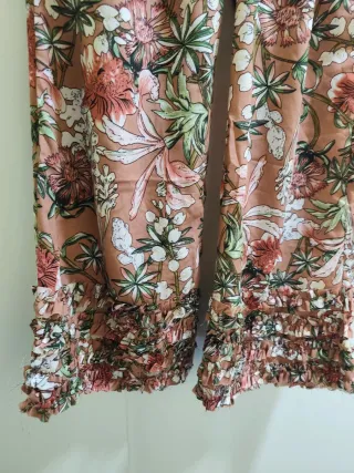Pantalón estampado floral mujer T.34/36