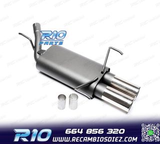 SILENCIOSO ESCAPE PARA OPEL CORSA 09 2000-2006 x2