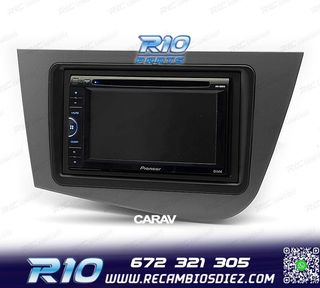 MARCO RADIO 2 DIN GRIS PARA SEAT LEON 05-12