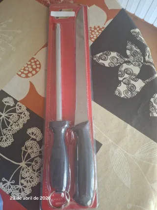 Cuchillo Jamonero y Afilador