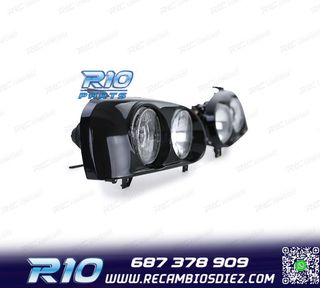 FAROS DOBLES VOLKSWAGEN VW GOLF 3 NEGRO