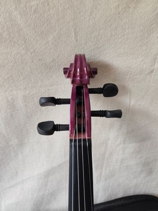 Violín 4/4 con estuche rígido y arco – Violeta