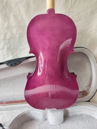 Violín 4/4 con estuche rígido y arco – Violeta