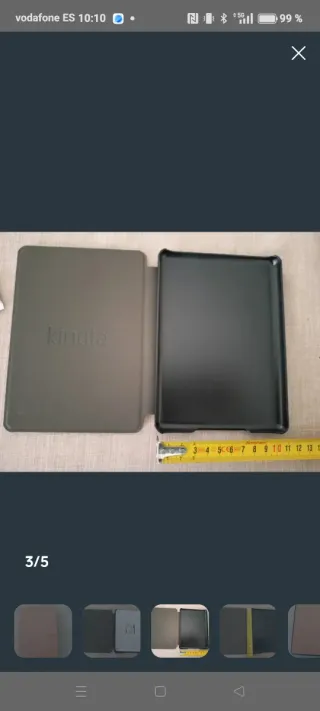 Funda Kindle Amazon color beige tostado