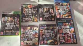 Lote 7 Giochi Grand Theft Auto PS3/PS4/XBOX360/PS2