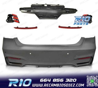 PARAGOLPES TRASERO BMW F30 LOOK M3 + KIT ESCAPE
