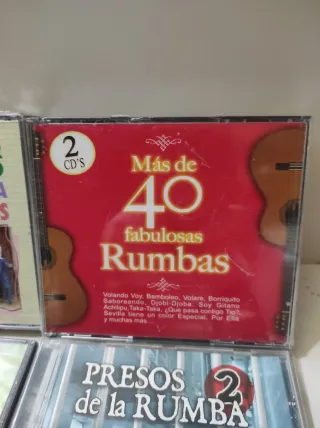 SELLADOS , Lote 4 ALBUMS rumbas , descatalogado.