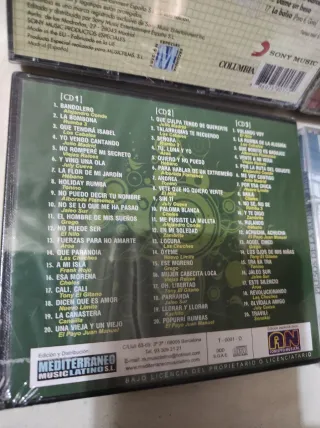 SELLADOS , Lote 4 ALBUMS rumbas , descatalogado.