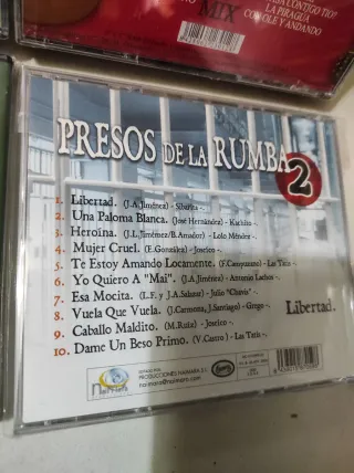 SELLADOS , Lote 4 ALBUMS rumbas , descatalogado.