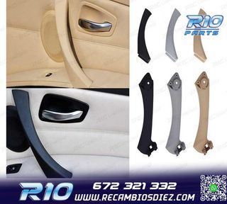 TIRADOR MANETA IZQUIERDA BMW E90 E91 PANEL PUERTA NEGRO