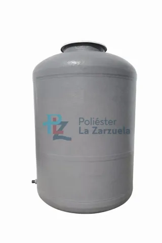Depósito poliéster PRFV vertical base plana