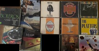 14 CDs Música Variada: Boleros, Clásica, Jazz,Rock