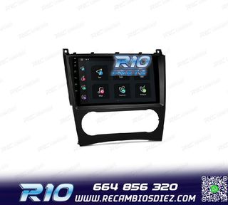 RADIO GPS ANDROID 13 PARA MERCEDES CLASE C W203 CLK W209 G W