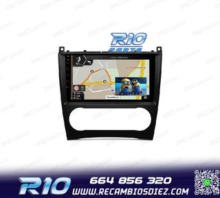 RADIO GPS ANDROID 13 PARA MERCEDES CLASE C W203 CLK W209 G W