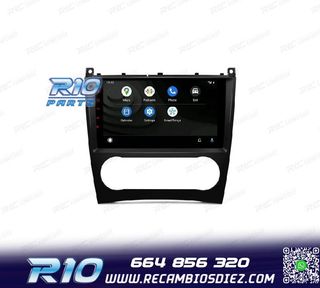RADIO GPS ANDROID 13 PARA MERCEDES CLASE C W203 CLK W209 G W