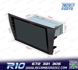 RADIO GPS ANDROID 14 BMW E90 E91 E92 E93 PANTALLA 9" TACTIL