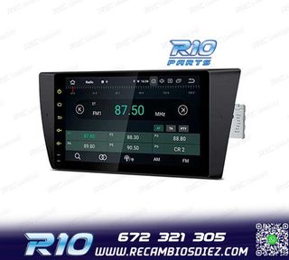 RADIO GPS ANDROID 14 BMW E90 E91 E92 E93 PANTALLA 9" TACTIL