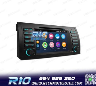 RADIO GPS ANDROID 12 QUAD CORE BMW X5 E53 99-06