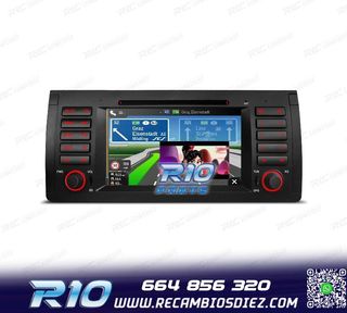 RADIO GPS ANDROID 12 QUAD CORE BMW X5 E53 99-06