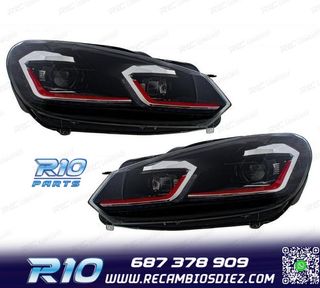 FAROS VOLKSWAGEN VW GOLF 6 08-13 LOOK GTI GOLF 7 DINAMICOS