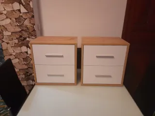 Mesitas de noche 2 cajones nuevas