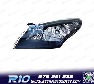 FARO IZQ PARA RENAULT MEGANE III 12-14 FONDO NEGRO